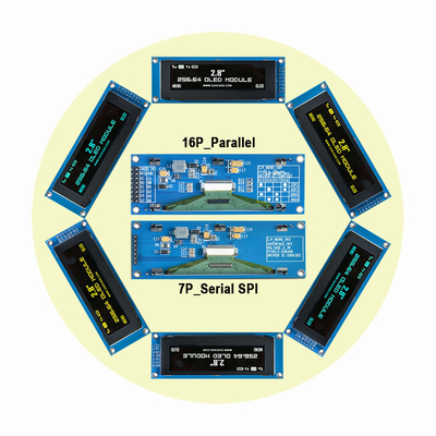 SSD1322コントローラー256x64 Opetionalライトが付いている写実的なOledの表示モジュール