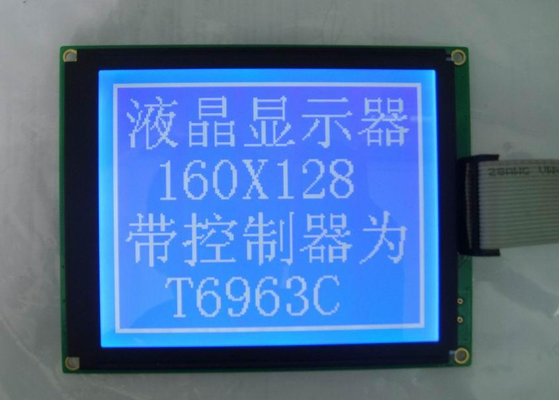 160*128 グラフィック LCD モジュール 100% WG160128B を T6963C コントローラと交換