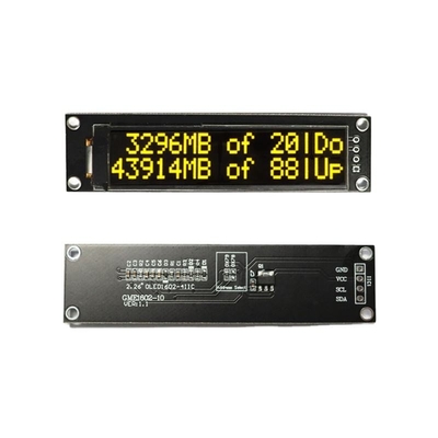 2.26" 16x2決断2.26のインチ1602モノクロOLEDのOLEDの表示モジュール