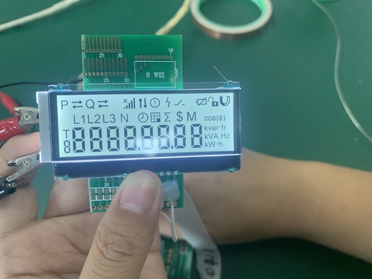 数値モノクロデジタルカスタムLCDディスプレイ 7セグメントタイプ