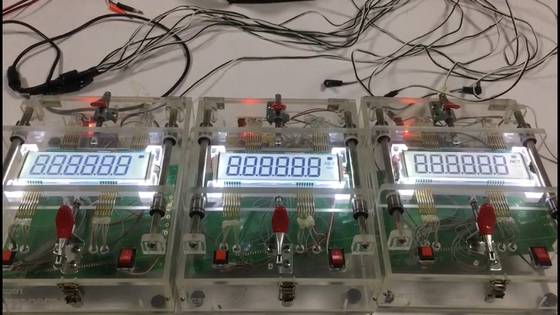 電子スケールのTN液晶モジュール 陽性反射モノクロ 3.3V