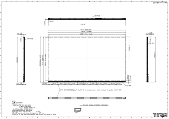 23.8インチ イノルーックス TFT LCD モジュール R238hca-L3b 1920*1080 フルHD 16.7m ディスプレイ