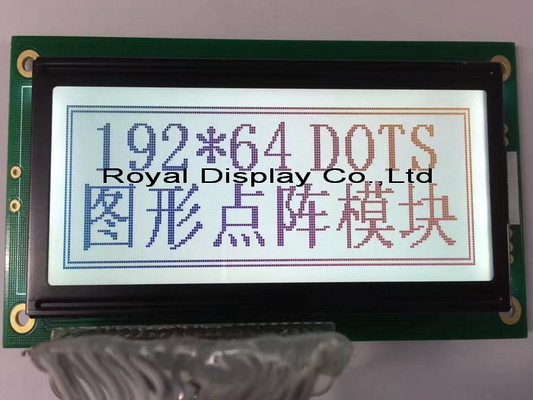 192*64 グラフィックLCDモジュール 背光付きSTNPINコネクタ 大サイズ AT0107 AT0108 産業ディスプレイ