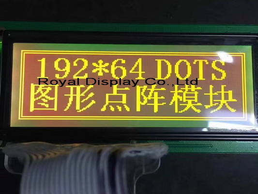 192*64 グラフィック FSTN LCD モジュール AT0107 バックライト付き 広温度産業ディスプレイ
