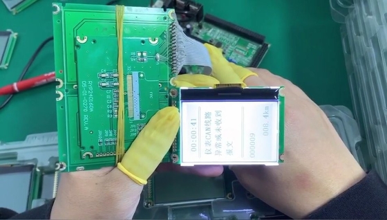 240*160 グラフィック STN グレー LCD モジュール トランスフレクト ポジティブ 6H 産業ディスプレイ
