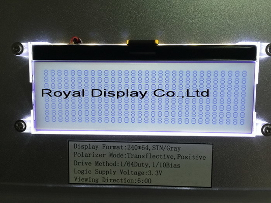 320*64 Stn グラフィックLCDモジュール 大サイズ LC7981 背景照明付き産業ディスプレイ