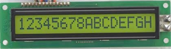 大サイズ 1601 16*1 キャラクター LCD モジュール バックライト付き PCB 産業ディスプレイ