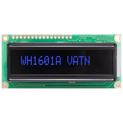 16*1 文字単色 SPI インターフェイス 広温 VATN LCD モジュール