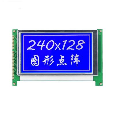 5.5 インチ 240X128 STN ブルー モノクロ グラフィック ドット マトリックス LCD モジュール