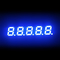 青い出るLEDの区分表示共通の陰極0.28&quot; 5ディジット200mcd