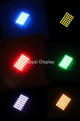 80mcd LEDのドット マトリクスはFSTNの穂軸1.9mm Dia 5X7の赤い出を表示する