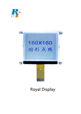 160X160点FSTN LCDモジュールFFCのコネクターのモノクロ3.3V平行