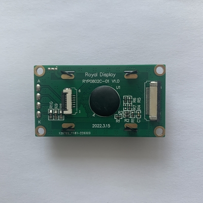 STN 黄色 緑 8*2 LCD モジュール NT7066U 0802 キャラクター LCD ディスプレイ
