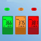 モノクロ区分温度のメートルのための透明なLcdスクリーンのHtnの表示