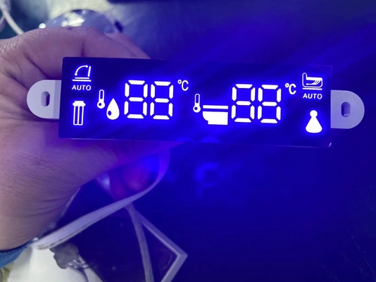 4スマートな洗面所のためのディジット7の区分のLED表示青い色の共通の陽極をカスタマイズしなさい
