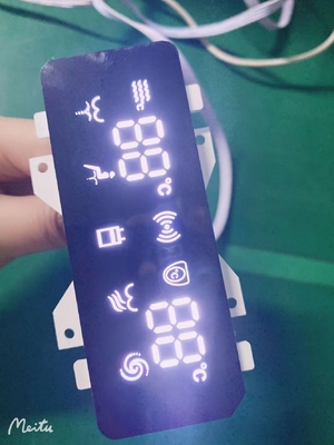 4スマートな洗面所のためのディジット7の区分のLED表示青い色の共通の陽極をカスタマイズしなさい