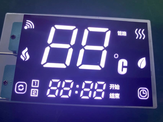 4スマートな洗面所のためのディジット7の区分のLED表示青い色の共通の陽極をカスタマイズしなさい